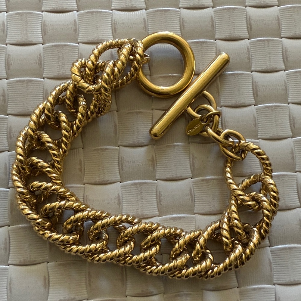 Monet Gold Chain Bracelet